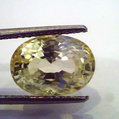 8.75 Ct Unheated Untreated Natural Ceylon Yellow Sapphire Pukhraj