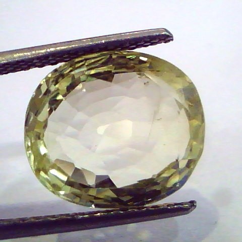8.99 Ct Unheated Untreated Natural Ceylon Yellow Sapphire Pukhraj