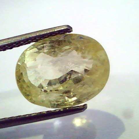 9.03 Ct Unheated Untreated Natural Ceylon Yellow Sapphire Gems