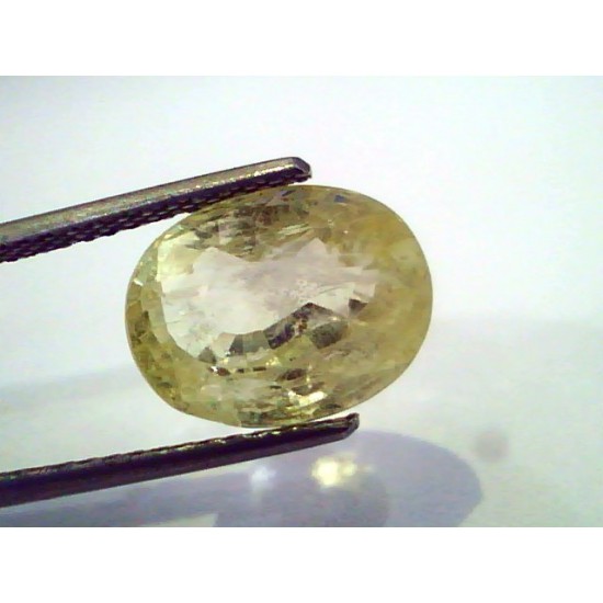 9.03 Ct Unheated Untreated Natural Ceylon Yellow Sapphire Gems
