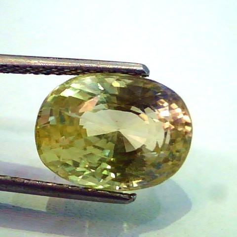 9.23 Ct Unheated Untreated Natural Ceylon Yellow Sapphire Gems