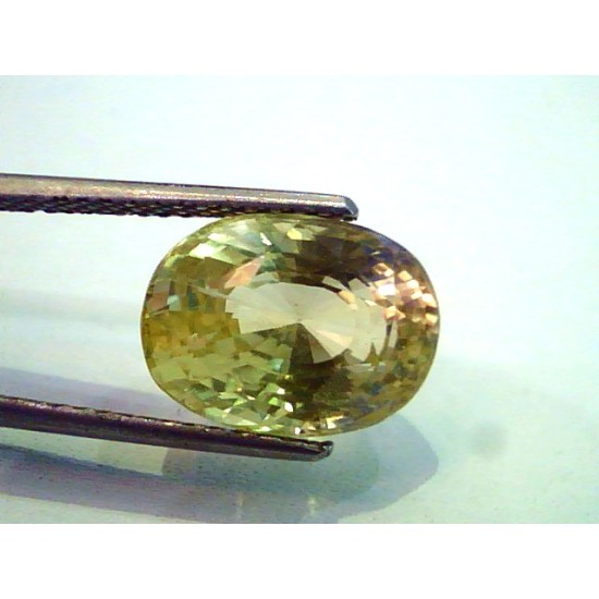 9.23 Ct Unheated Untreated Natural Ceylon Yellow Sapphire Gems