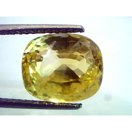 9.32 Ct Unheated Untreated Natural Ceylon Yellow Sapphire AAA