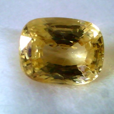 9.36 Ct Unheated Untreted Natural Ceylon Yellow Sapphire Pukhraj