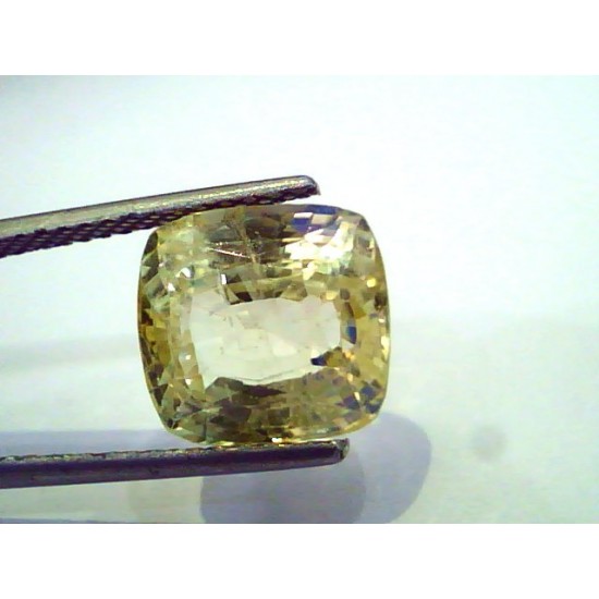 9.59 Ct Unheated Untreated Natural Ceylon Yellow Sapphire Gems
