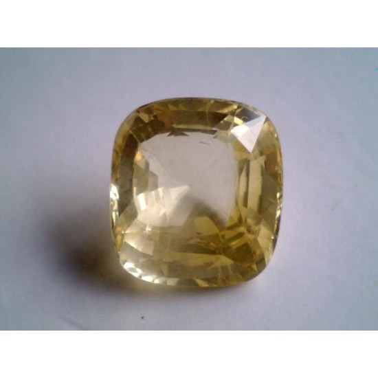 Huge 11.18 Ct Unheated Untreated Natural Ceylon Yellow Sapphire