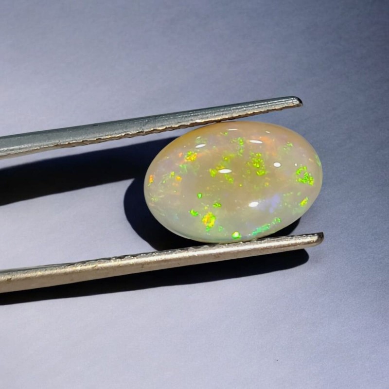 3.20 Ct Untreated Natural Australian Double Fire Opal Premium AAAAA 3.20 Ct Untreated Natural Australian Double Fire Opal Premium AAAAA