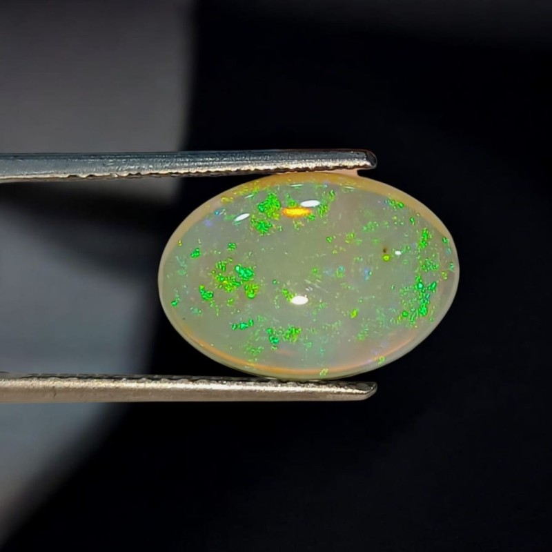 3.90 Ct Untreated Natural Australian Double Fire Opal Premium AAAAA 3.90 Ct Untreated Natural Australian Double Fire Opal Premium AAAAA