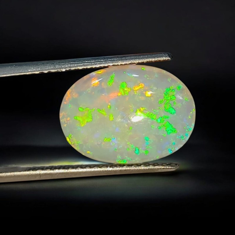 3.99 Ct Untreated Natural Australian Double Fire Opal Premium AAAAA 3.99 Ct Untreated Natural Australian Double Fire Opal Premium AAAAA