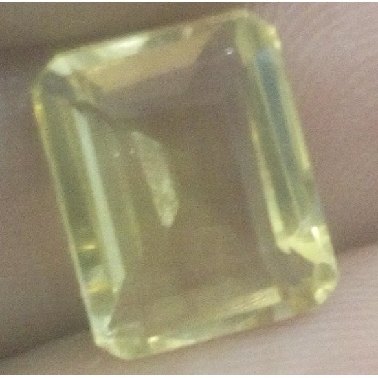 6.15 Carat Yellow Topaz Gemstone Substitute Stone for Pukhraj Jupiter