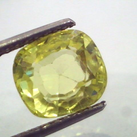 2-20 Carat Yellow Topaz Gemstone Substitute Stone for Pukhraj Jupiter