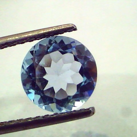 2-5 Carat Natural Blue Aquamarine Gemstone For Saturn