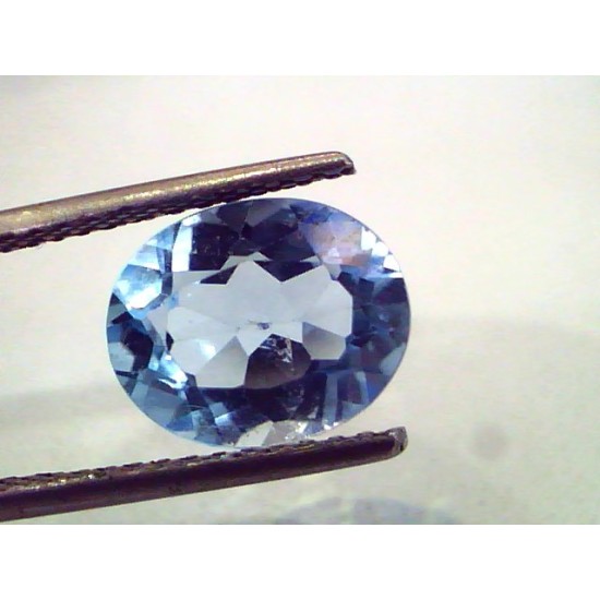 2-5 Carat Natural Blue Aquamarine Gemstone For Saturn