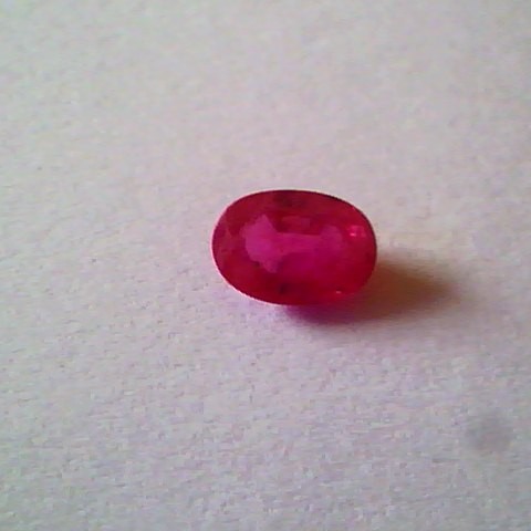 0.95 Ct Unheated Untreated Natural Old Burma Mines Ruby Gemstone