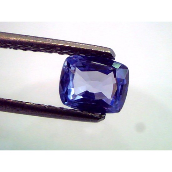 1.23 Ct Unheated Untreated Natural Burma Blue Sapphire AAA