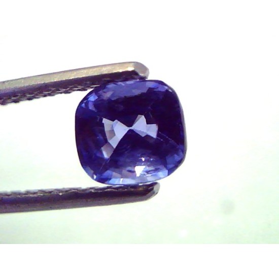 1.30 Ct Unheated Untreated Natural Ceylon Deep Blue Sapphire AAA