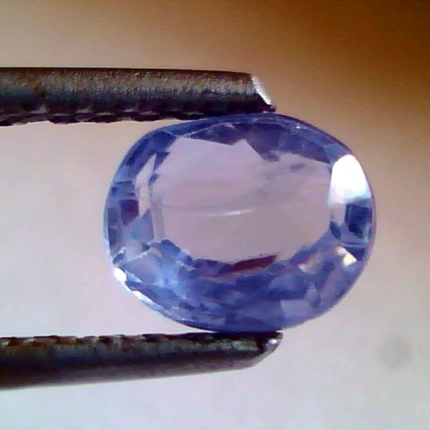 1.35 Ct Unheated Untreated Ceylon Natural Light blue Sapphire