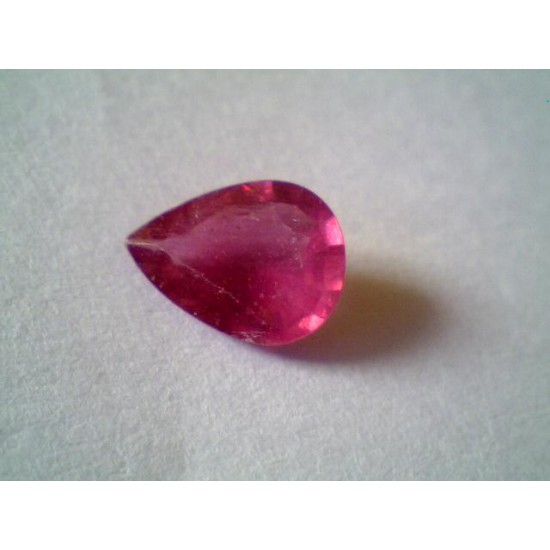 1.70 Ct Pear Shaped Natural New Burma Ruby Gems,Real Manik