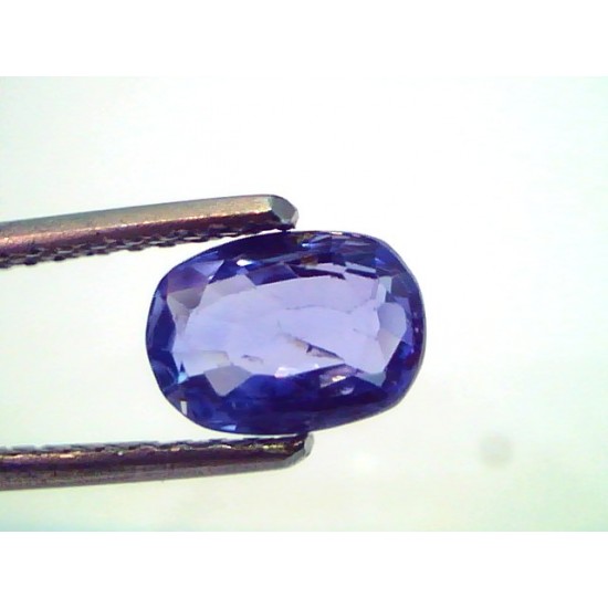 1.61 Ct Unheated Untreated Natural Ceylon Blue Sapphire/Neelam