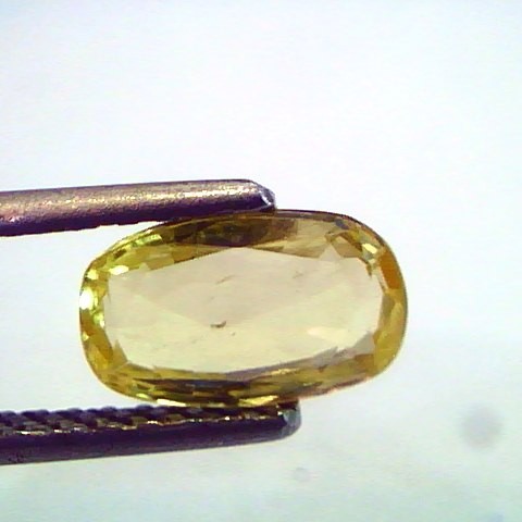 1.65 Ct Unheated Untreated Natural Ceylon Yellow Sapphire,Gems