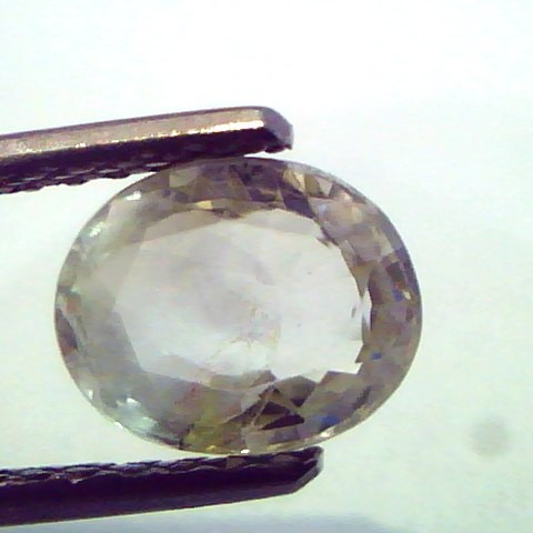 1.84 Ct Unheated Untreated Natural Ceylon White Sapphire