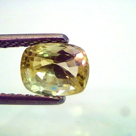 1.85 Ct Unheated Untreated Natural Ceylon Yellow Sapphire,Gems