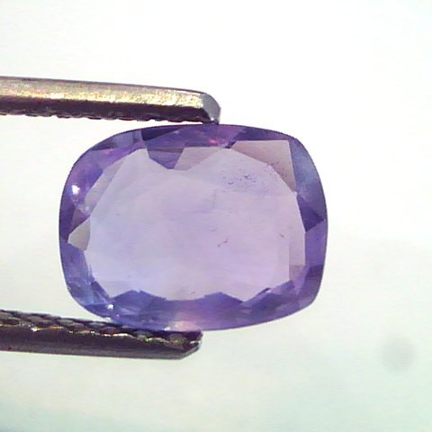 1.92 Ct Untreated Natural Ceylon Purplish Blue Sapphire (Khooni)
