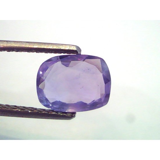 1.92 Ct Untreated Natural Ceylon Purplish Blue Sapphire (Khooni)