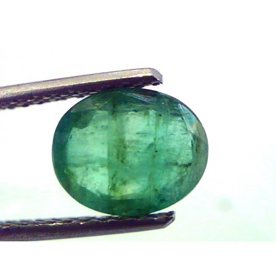 1.95 Ct Untreated Natural Zambian Emerald Gemstone
