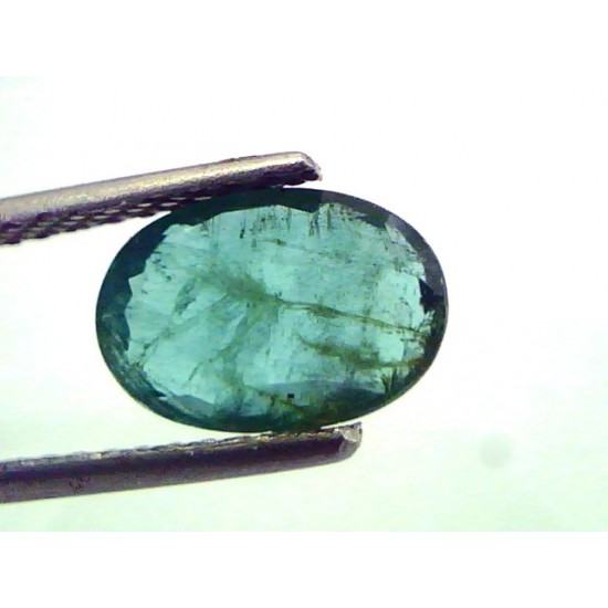 2.06 Ct Untreated Natural Zambian Emerald Gemstone,Panna