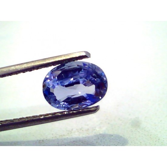 2.06 Ct Unheated Untreated Natural Ceylon Blue Sapphire Neelam