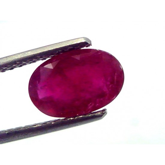 2.05 Ct Unheated Untreated Natural Mozambique Ruby