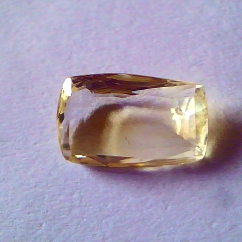 2.10 Ct Unheated Untreted Natural Ceylon Yellow Sapphire Pukhraj