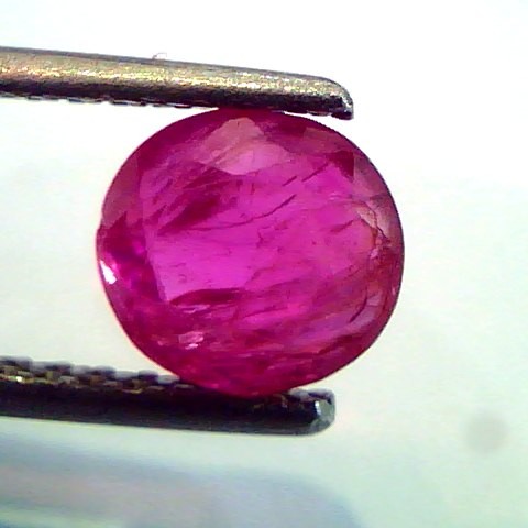 2.10 Ct Unheated Untreated Old Burma Mines Natural Ruby **RARE**