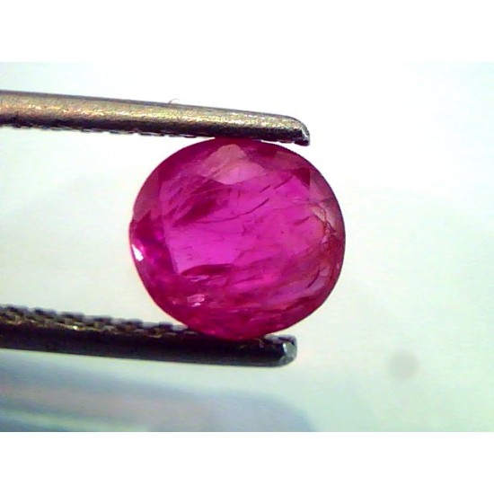 2.10 Ct Unheated Untreated Old Burma Mines Natural Ruby **RARE**