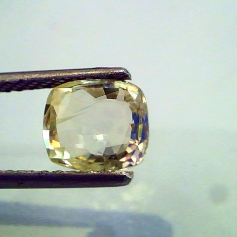 2.17 Ct Unheated Untreted Natural Ceylon Yellow Sapphire/Pukhraj