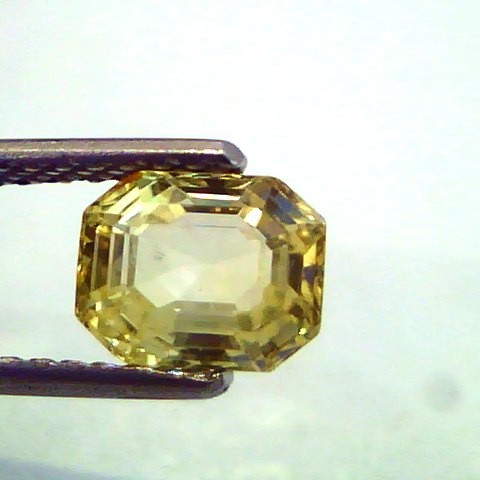 2.19 Ct Unheated Untreted Natural Ceylon Yellow Sapphire/Pukhraj