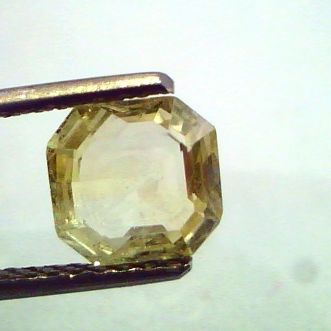 2.17 Ct Unheated Untreted Natural Ceylon Yellow Sapphire/Pukhraj