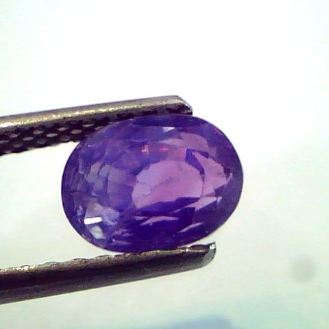 2.22 Ct Untreated Natural Ceylon Purplish Blue Sapphire (Khooni)
