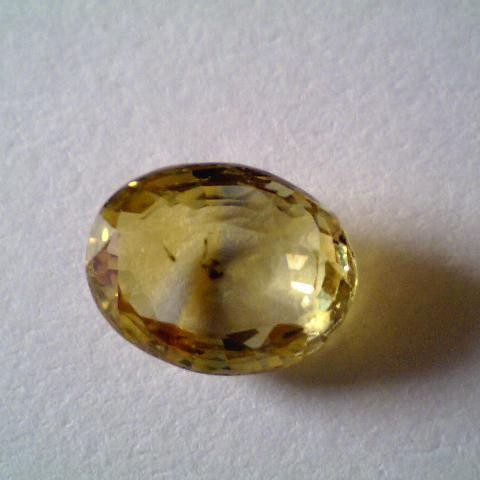 2.3 ct Unheated Untreated Natural Pitambari Yellow Blue Sapphire 2.3 ct Unheated Untreated Natural Pitambari Yellow Blue Sapphire