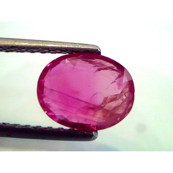 2.59 Ct Unheated Untreated Old Burma Mines Natural Ruby **RARE**