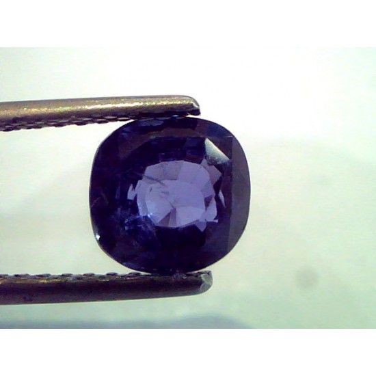 2.5 Ct Untreated Natural Ceylon Blue Sapphire/Neelam AAA