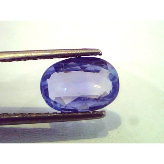 2.68 Ct Unheated Untreated Natural Ceylon Blue Sapphire/Neelam