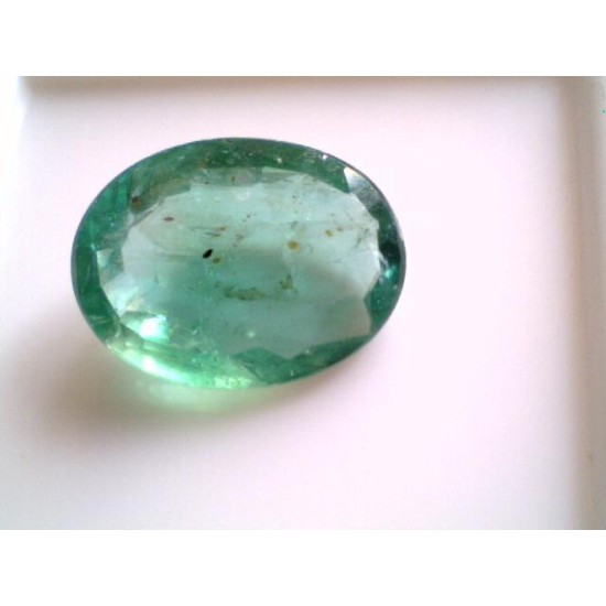 2.70 VVS CLEAN UNTREATED NATURAL ZAMBIAN EMERALD + GOLD PENDENT