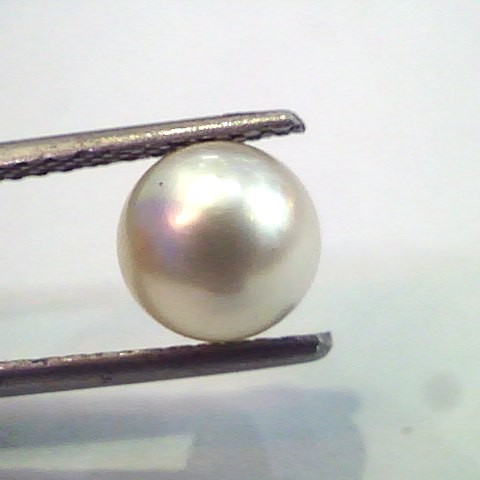2.72 Ct,4.82 Chaw Natural Basra Pearl,Real Moti Certified *RARE*