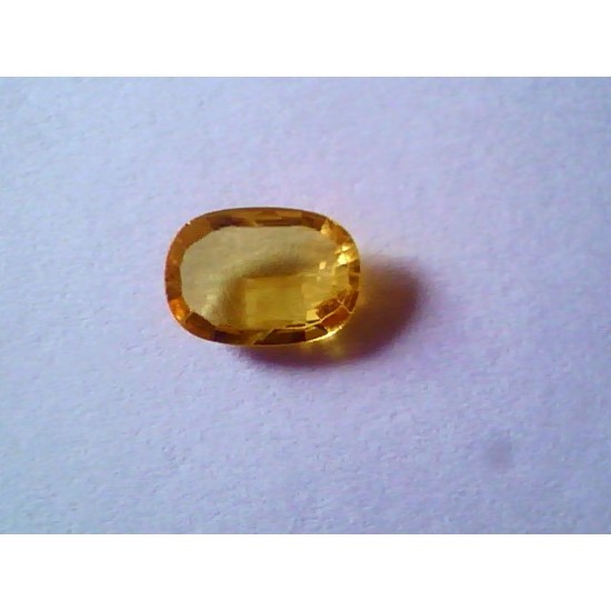 2.82 Ct Natural Yellow Sapphire Pukhraj Gemstone for Jupiter