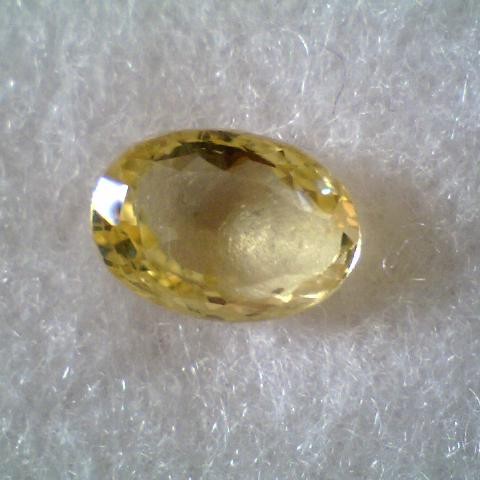 2.5 Ct Unheated Untreated Natural Ceylon Yellow Sapphire,Pukhraj