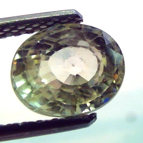 2.7 Ct Unheated Untreated Natural Ceylon Yellow Sapphire/Pukhraj