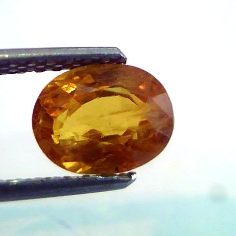 2.76 Ct Natural Yellow Sapphire Pukhraj Jupiter Gemstone(Heated)