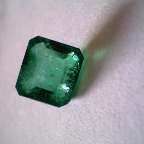 2.84 Ct Untreated Natural Zambian Emerald Gemstone Premium